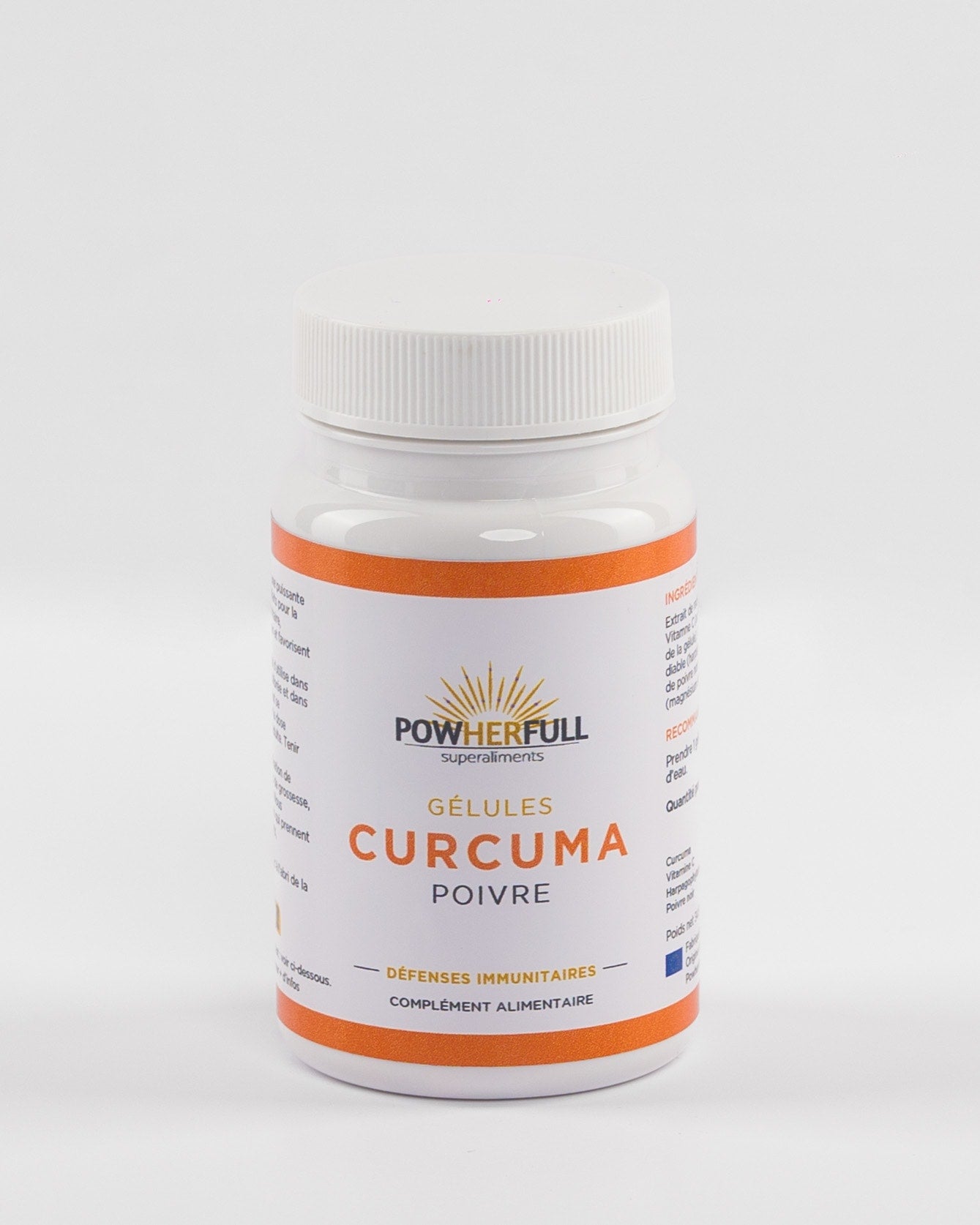 Gélules curcuma et poivre